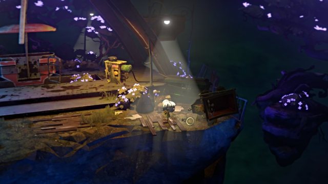 Nena finds a lantern in Gloomy Eyes