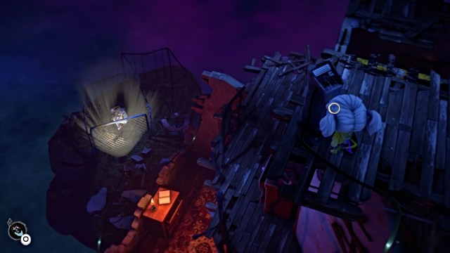 Nena presses a button in Gloomy Eyes