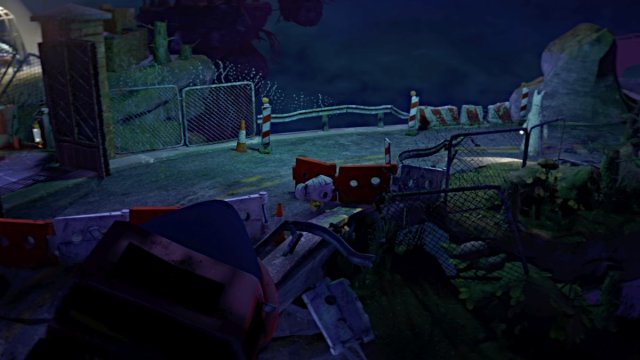 Nena goes through a barricade in Gloomy Eyes