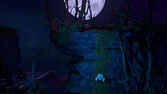 Nena climbs vines in Gloomy Eyes