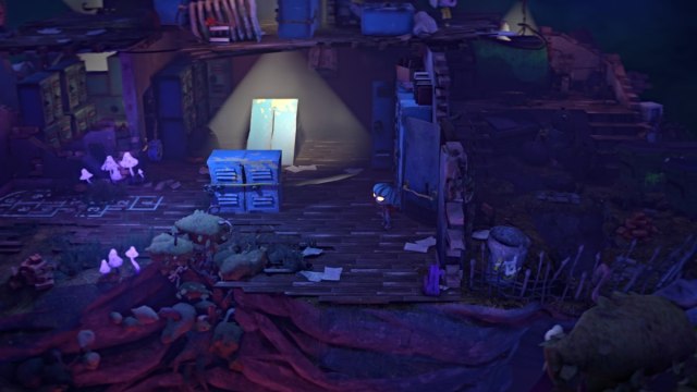 Gloomy inside the school in Gloomy Eyes