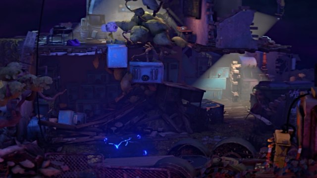 Nena at a stair path in Gloomy Eyes