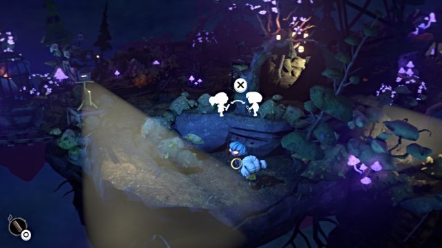 Nena passes a log to Gloomy in Gloomy Eyes