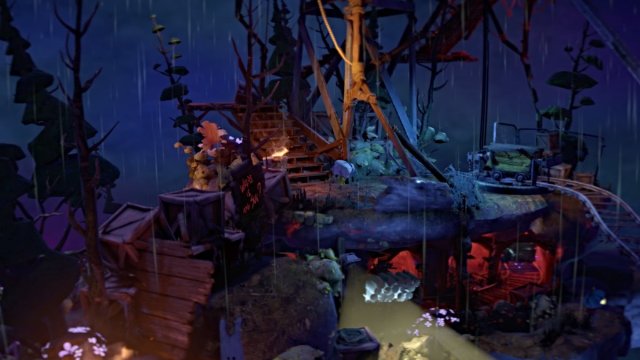 Nena at the watchtower in Gloomy Eyes