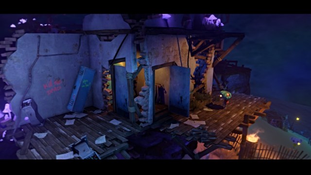 A door opens for Gloomy in Gloomy Eyes