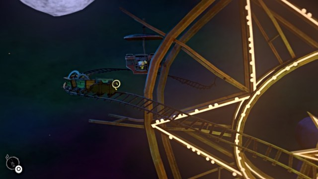 Nena rides the ferris wheel in Gloomy Eyes