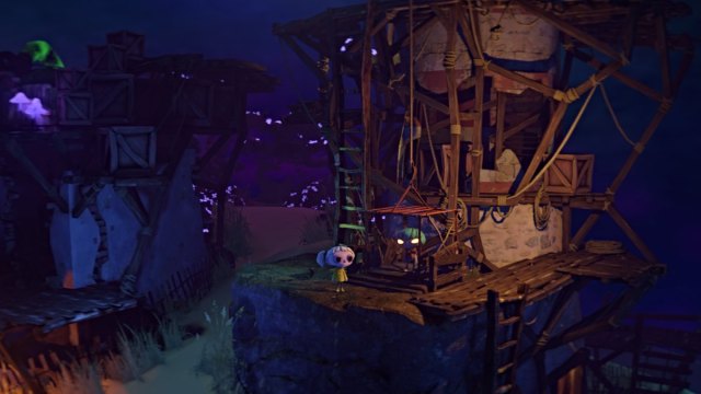 Nena and Gloomy at an elevator in Gloomy Eyes