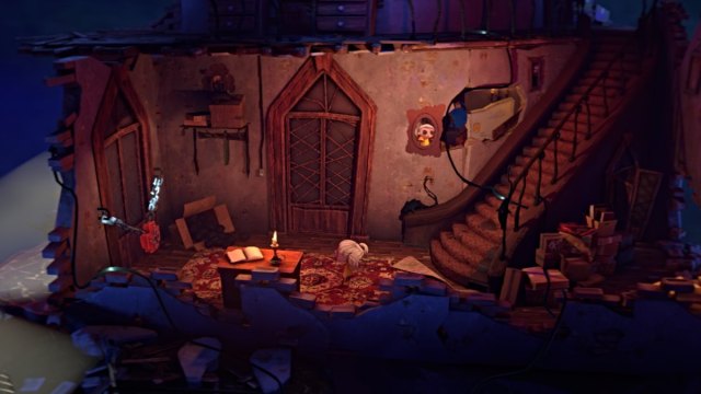 Lower level of Nena's house in Gloomy Eyes