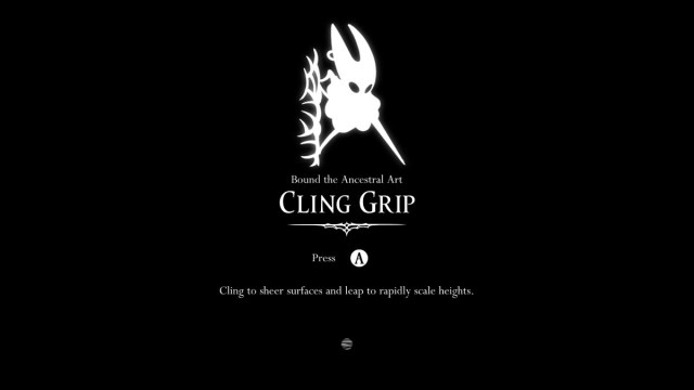 Hollow Knight Silk Song Cling Grip unlock