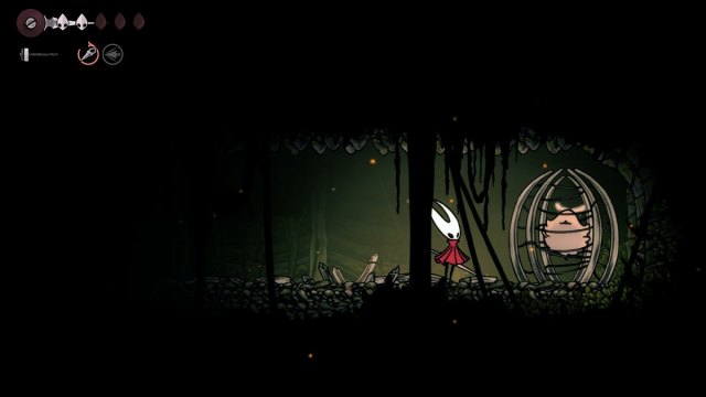 Hollow Knight Silksong Lost Flea 3 in cage