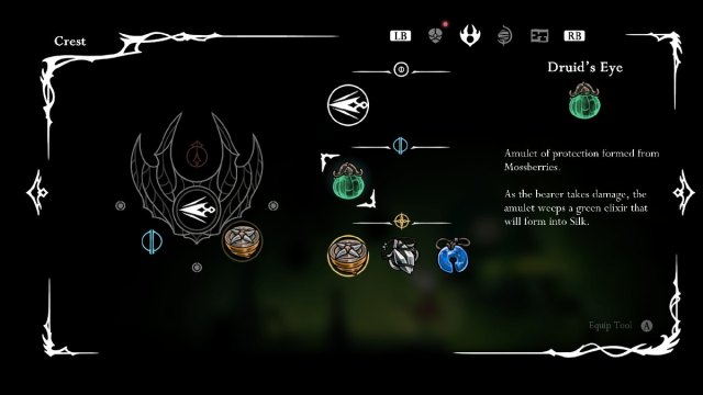 Hollow Knight Silksong moss fruit quest reward brooch