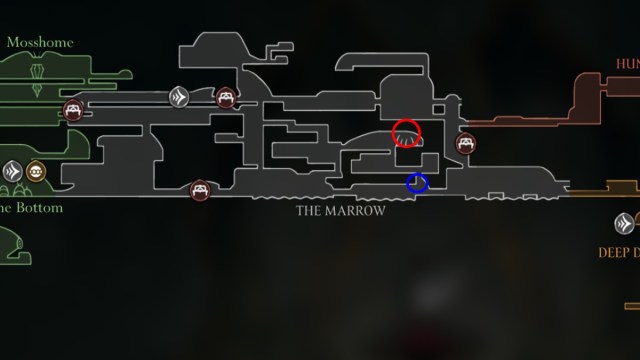 Hollow Knight Silksong Skull Tyrant location on map