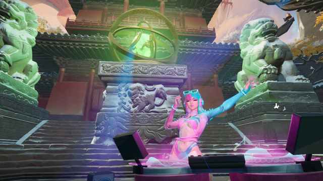 Luna snow djing by the palace in marvel rivals