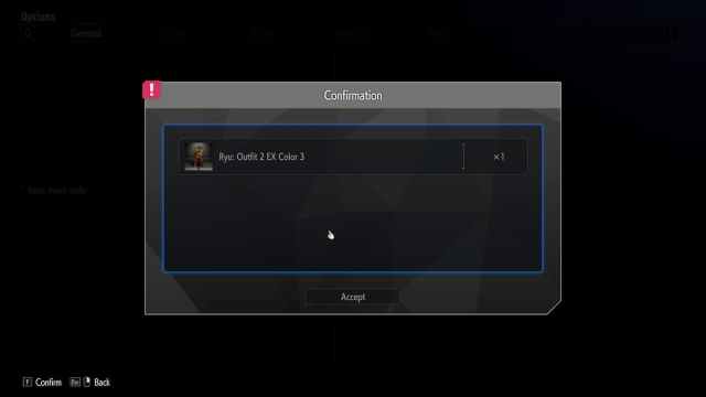 Outfit Confirmation Street Fighter 6