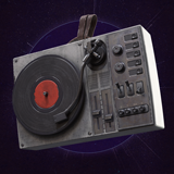 Accessoire pour sac à dos pour tourne-disque, qui est le premier drop de la campagne Shrouded Sky.