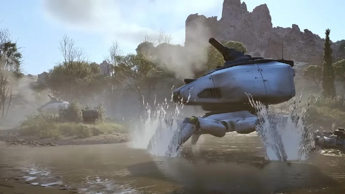 ARC Raiders Bombardier Enemy ARC with Missile Launcher