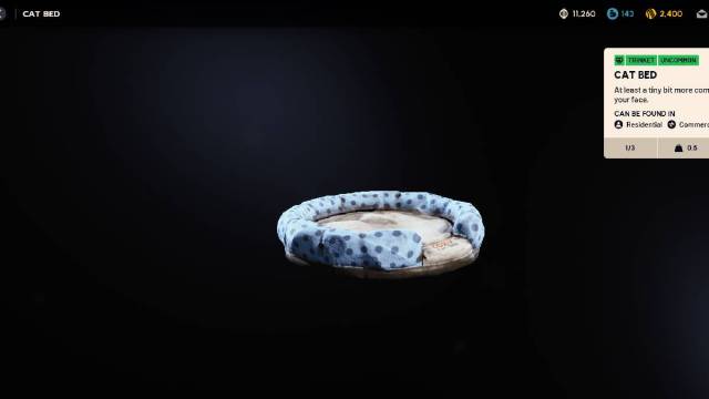 ARC Raiders scrappy upgrade material cat bed