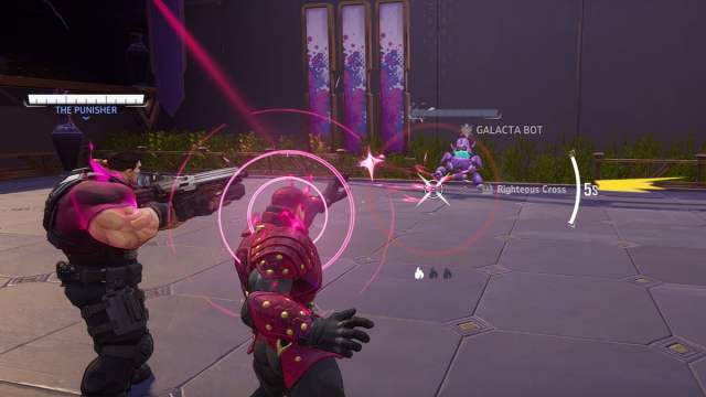 Daredevil and The Punisher fighting together in marvel rivals