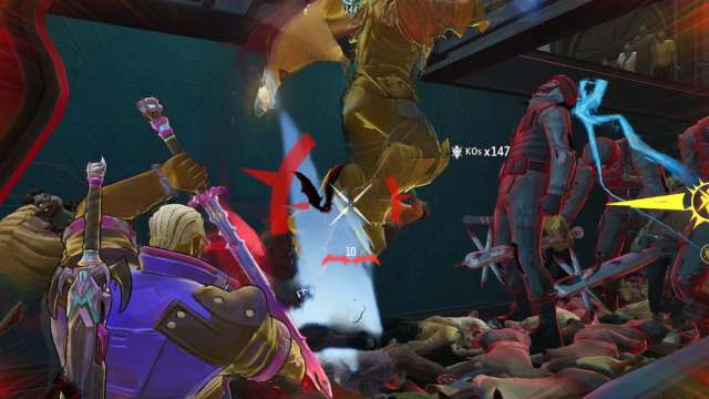 Blade fighting zombies in marvel rivals zombies