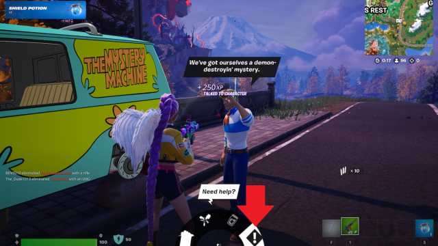 Talking to fred need help found quest marker in fortnite