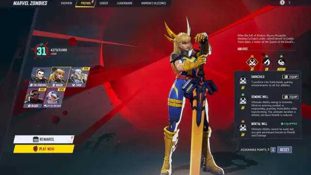 Magik in marvel rivals zombies