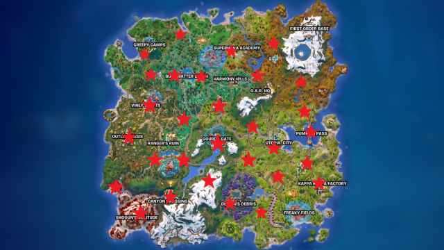 All stalkbox locations marked in fortnite