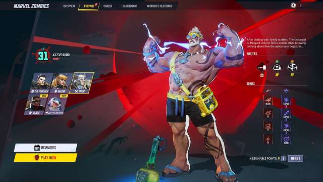 Thor in marvel rivals zombies