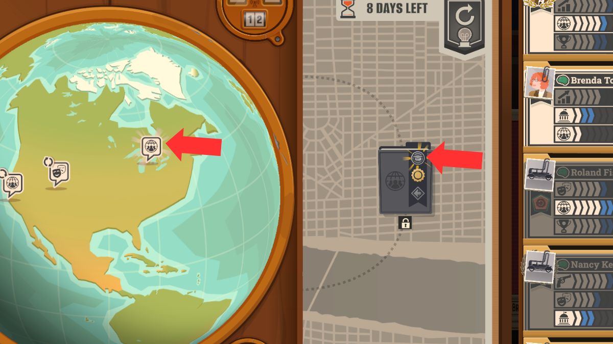 Una primicia sobre el mundo y la tarjeta de noticias, uno al lado del otro, en News Tower.