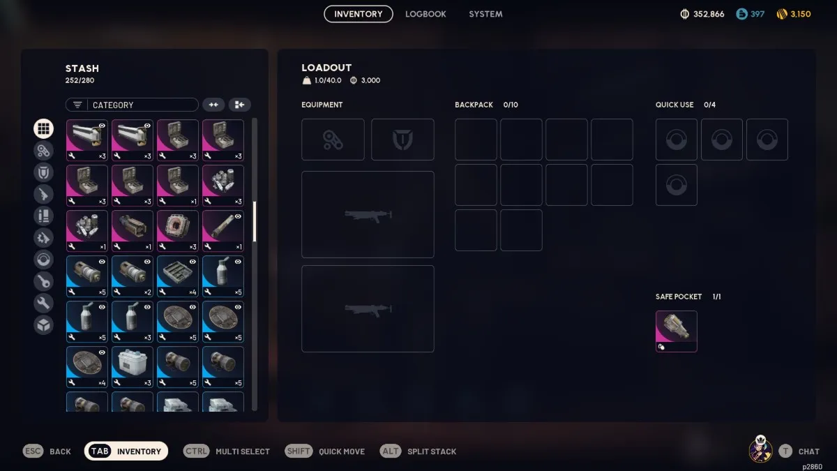 Stacked Resources in ARC Raiders