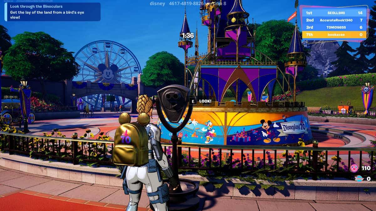 look at binoculars in fortnite