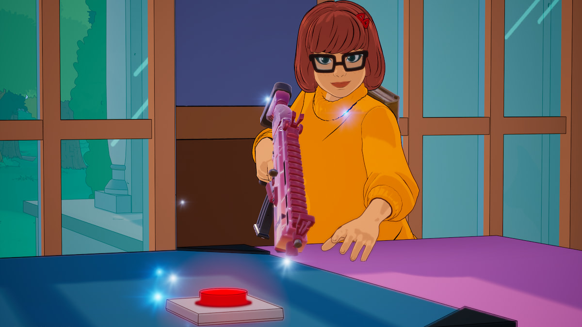 presionando el boton rojo fortnite