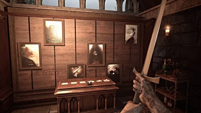 Painting puzzle in the medieval simulation in AILA