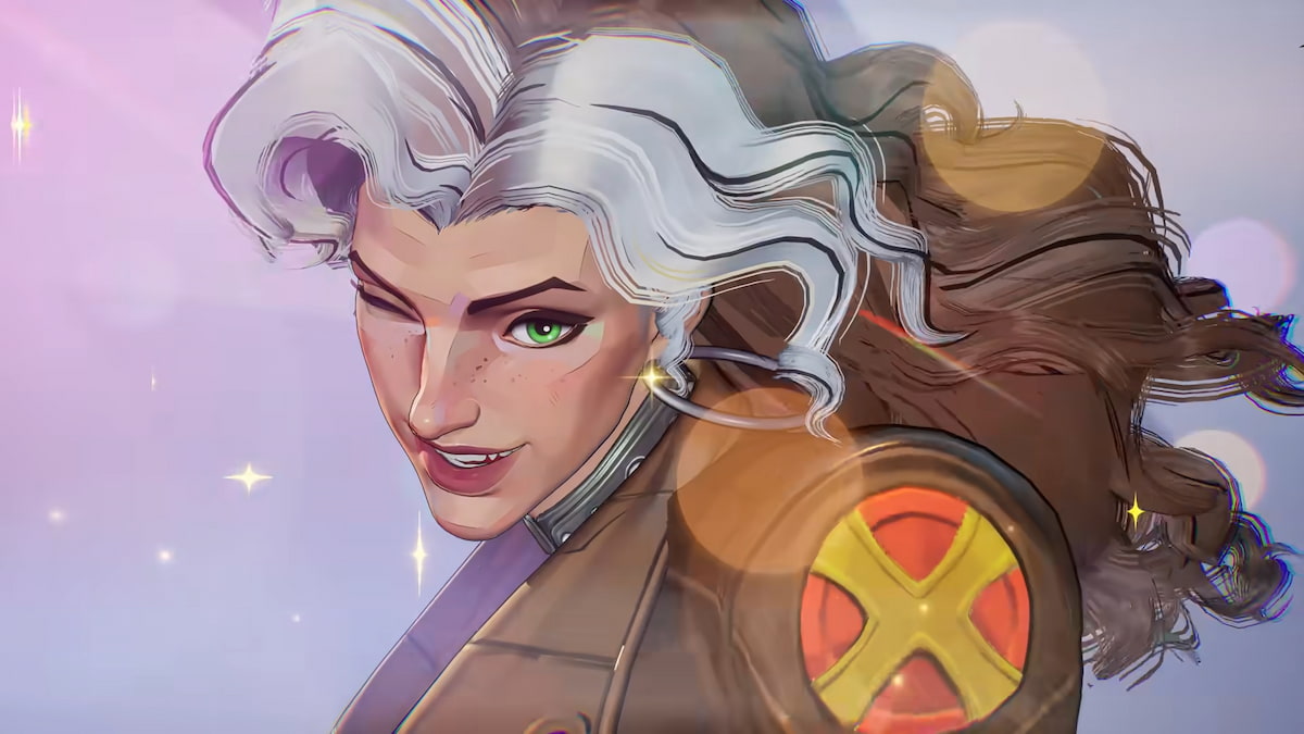 Pícaro guiñando un ojo en Marvel Rivals.