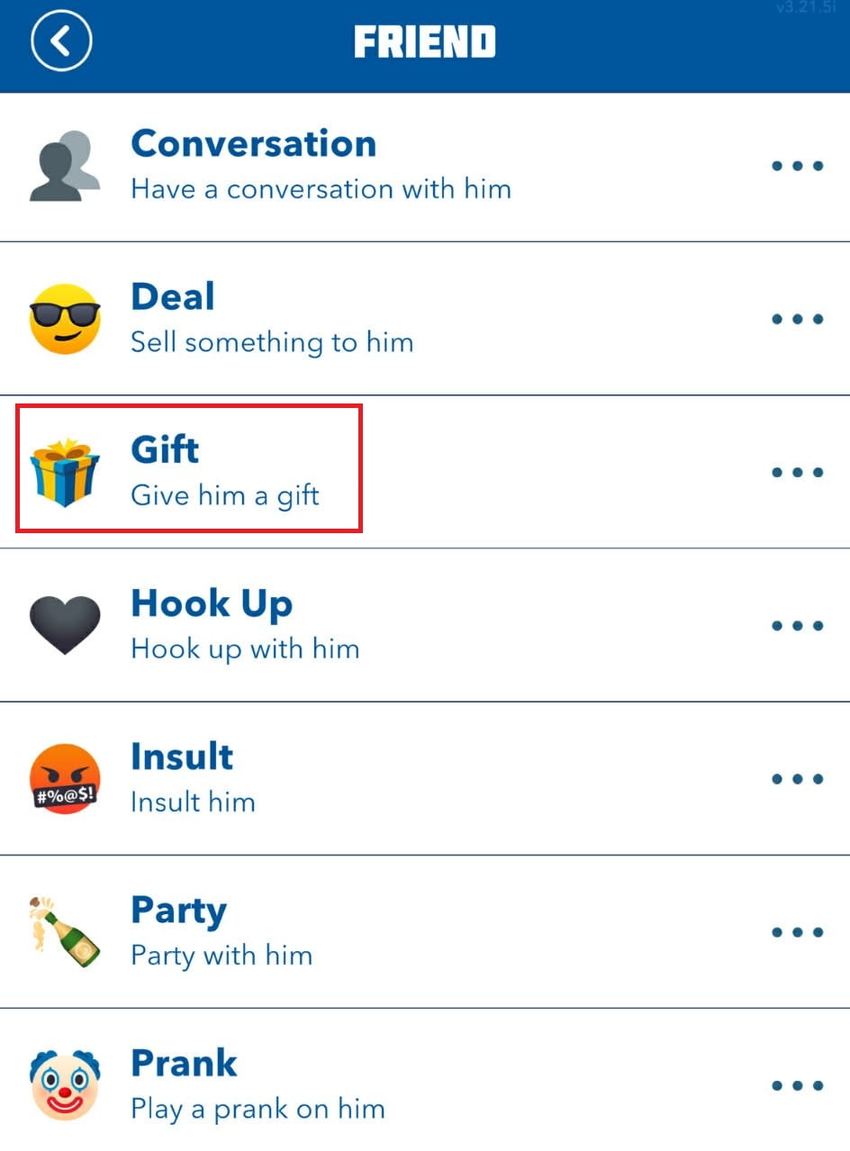 bitlife中标记的GIft选项