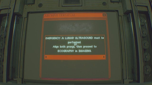 Routine lunar ultrasound instructions