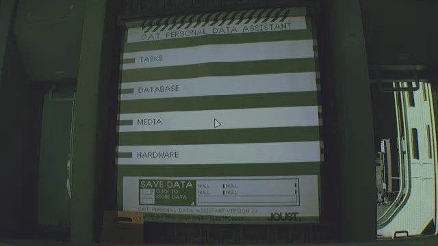 Routine save and tasks menu