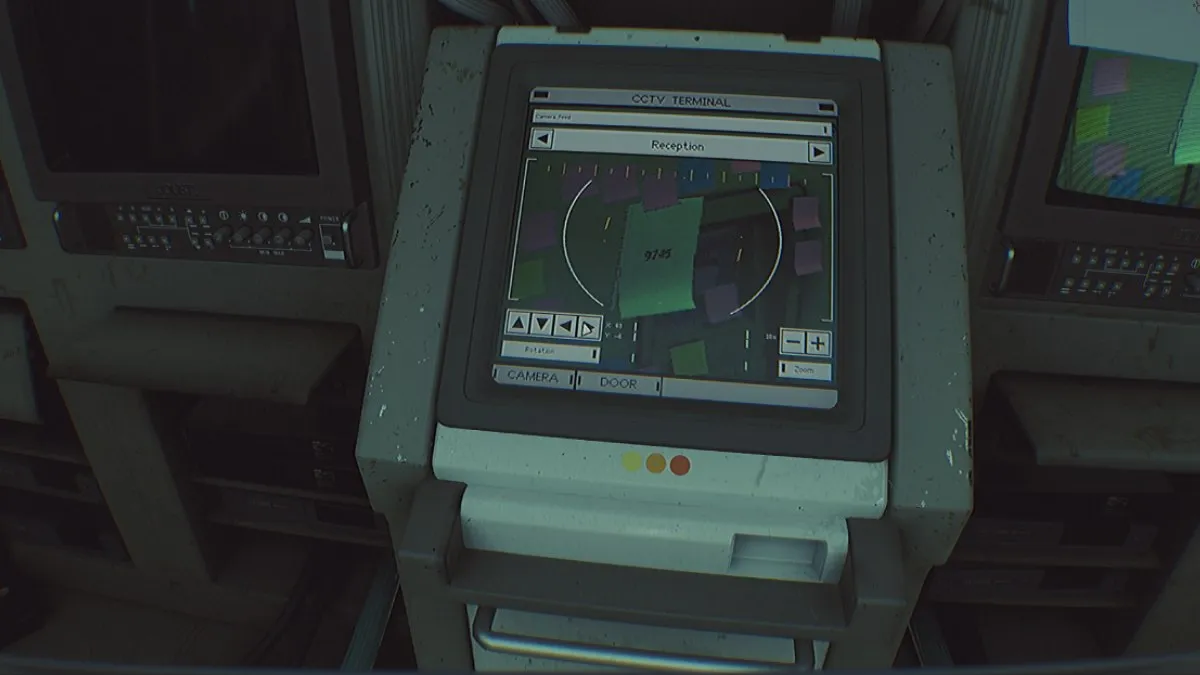 Passwords appear on daily surveillance camera footage