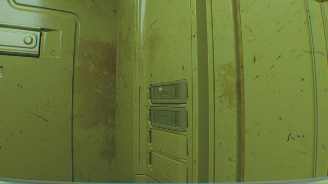 Routine elevator buttons on the right side