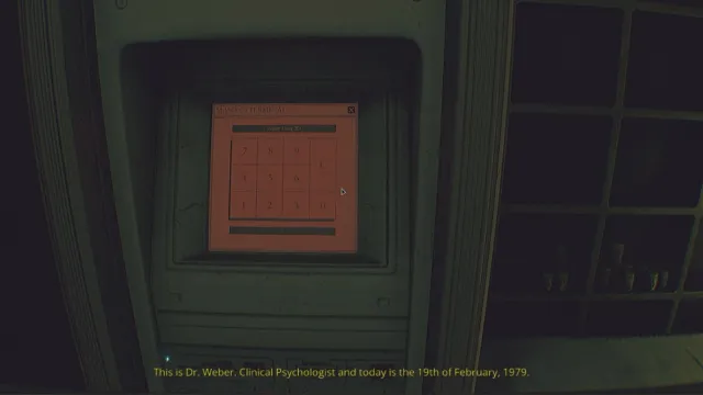 Routine Mason's Terminal for security clearance