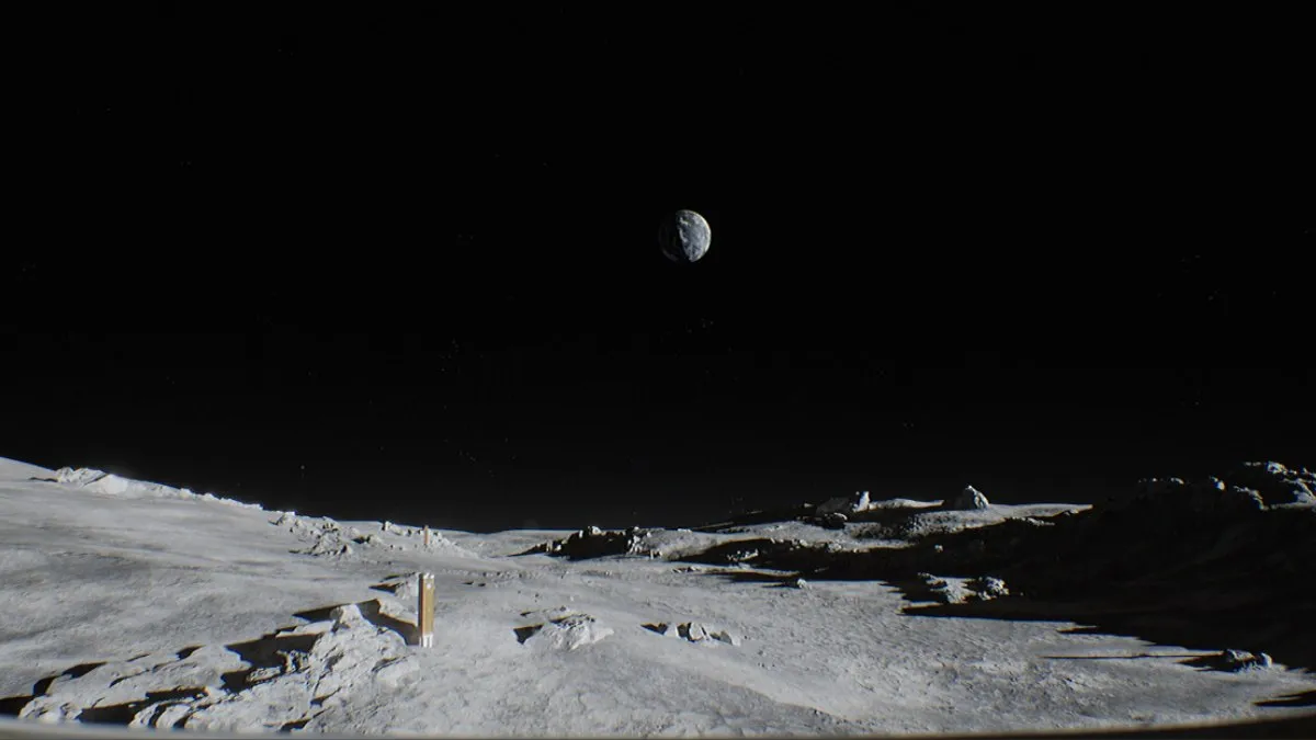 the habit of walking on the moon