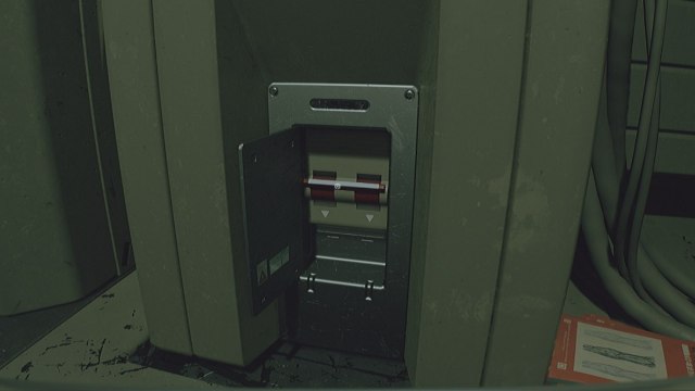 Routine lever below terminal to enter residential area