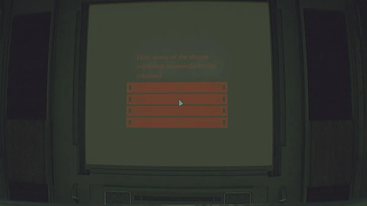 Regular audiovisual test MCQ