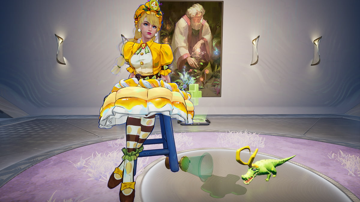 漫威对手中隐形女人坐在鳄鱼洛基旁边