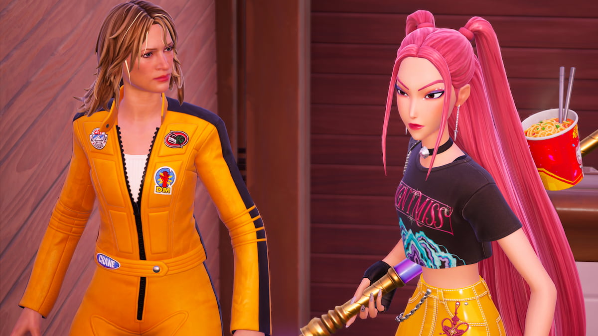 Stand next to the bride in Fortnite