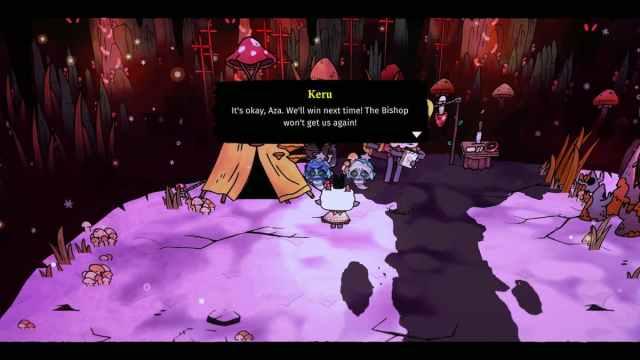 Aza and Keru in Spore Grotto