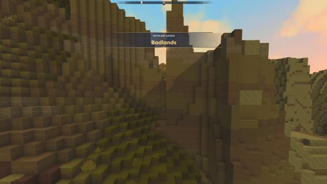 Badlands biome pop up in hytale