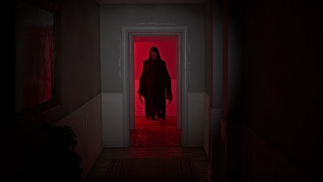 Creature in a doorway in BrokenLore: UNFOLLOW