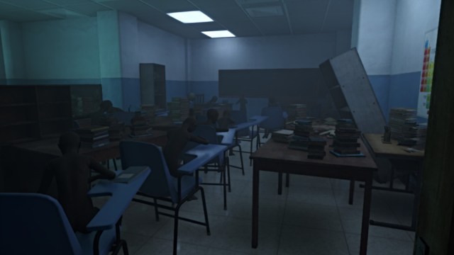 Classroom in BrokenLore: UNFOLLOW