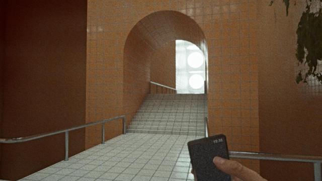 Orange room in BrokenLore: UNFOLLOW