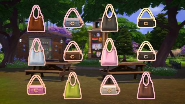 Coach bags in the sims 4